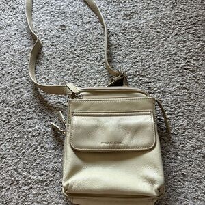 Fossil Light Tan Crossbody Bag